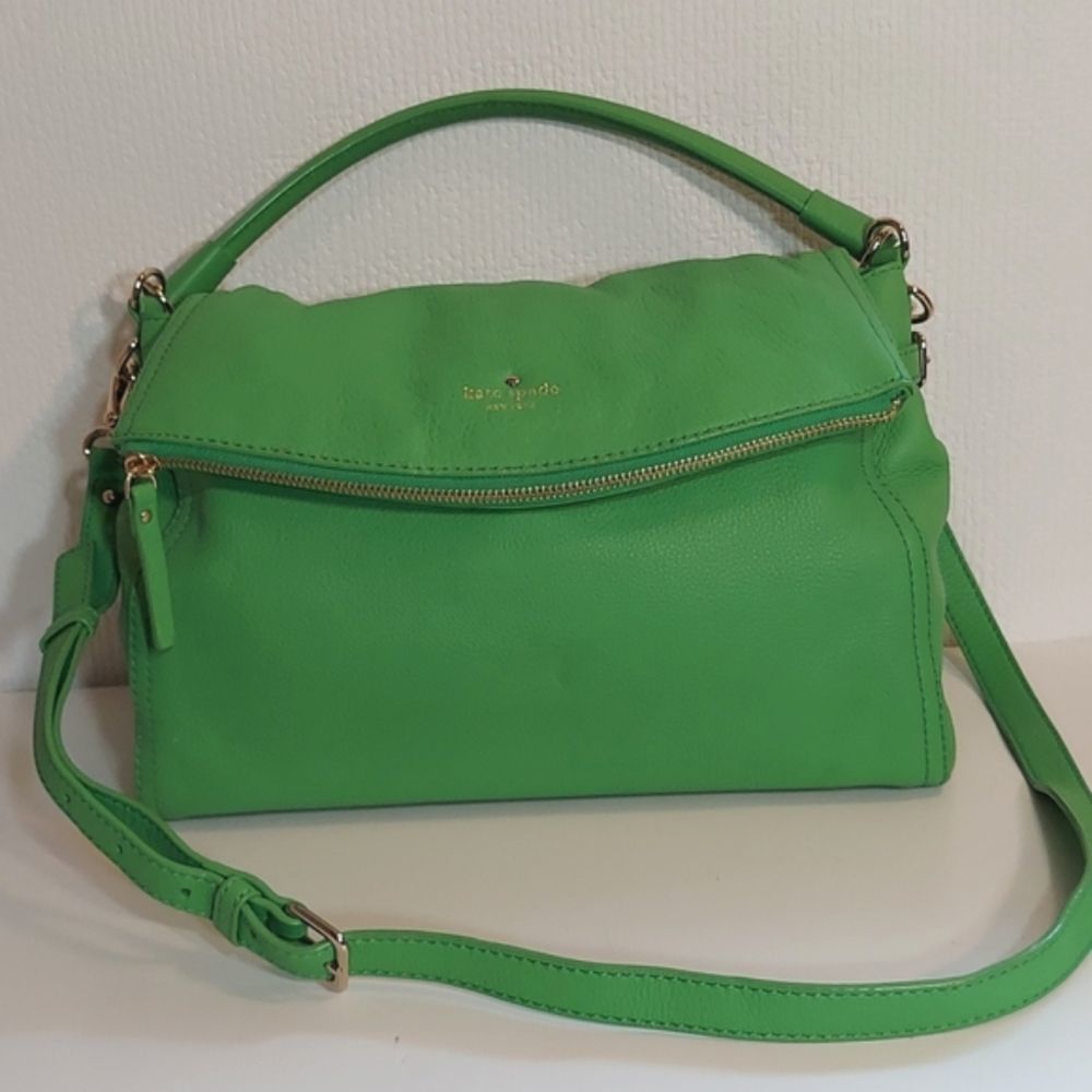 Kate Spade Lime Green Foldover Purse